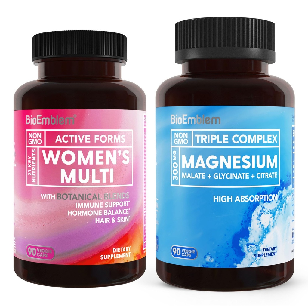 BioEmblem Women's Triple Complex and Multivitamin don Cardiovascular Health ve Beslenme ihtiyacı