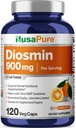 NusaPure Diosmin 900 mg başına 120 Veggie Caps (Non-GMO, Vegan)