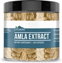 Earthborn Elements Amla Extract 200 Capsules, Pure & Undiled, No Wordss