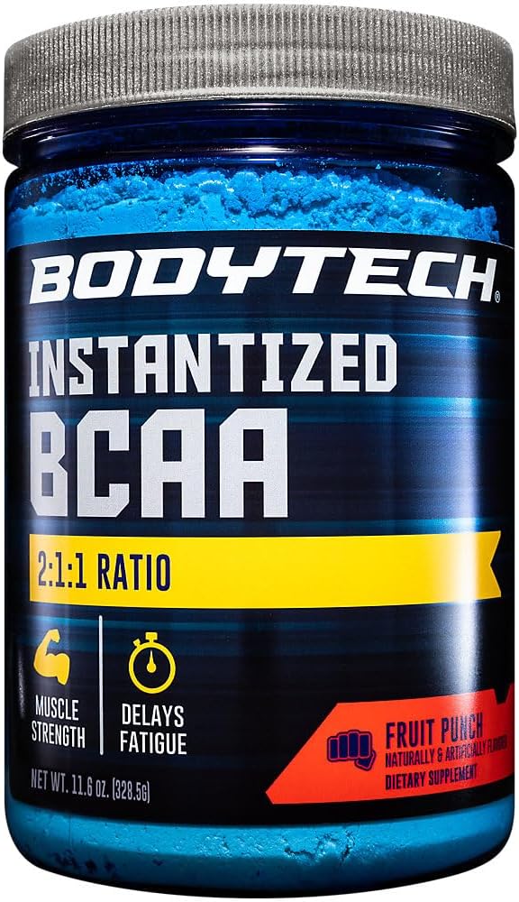 BODYTECH BCAA (Branched Chain Brasseri) Meyve Zehiri - Optimal 2:1:1 Oran - Destek Kas Recovery & Endurance (11.5 Ounce Toz)