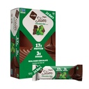 Nugo Slim Dark Chocolate Mint, 18g Vegan protein, 3g Sugar, 6g Fiber, Low Net Carb, Keto Friendly, Gluten Free, 24 Count