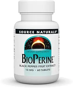 Source Naturals BioPerine, Black Pepper Fruit Extract - Προάγει την απορρόφηση θρεπτικών ουσιών* - 60 δισκία