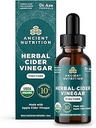Ancient Nutrition Βότανο μηλίτη μήλο συμπλήρωμα ξύσματος με Superfood & Αντιοξειδωτικά, Βιολογικό μηλίτη μηλίτη Βάμμα, USDA Πιστοποιημένο οργανικό, Vegan, χωρίς γλουτένη, 2 oz, 30 εξυπηρετούν