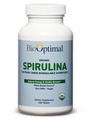 BioOptimal Organik Spirulina Tabletleri - Organik, Non-GMO, Hiçbir Katkı veya Ayırmacılar - Vitaminlerle 500 mg Premium Kalite Diyet Supplement, Minerals, & Antioksis (240 Tablet)