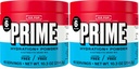PRIME HYDRATION+ Electrolyte Powder, Ice Pop, Sugar Free Hydration Drink Mix with Potassium, Magnesium & B Vitamins to Replenish Fluids, Caffeine Free, 6 Gallon Tub, 48 SRV (Pack of 2)