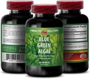 Blue Green Algae Superfood - Blue Green Algae - Blue Green Algae for Immunity - Klamath Shores Blue Green Algae, Digestion Supplement, Immune Support Supplement, Blue Green Algae Toz, 1b 60 Caps