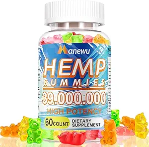 Organik Hemp Gummies - Plant-derived, Supports Relaxation, Balance, Gentle Daily Support - 60 Gummies