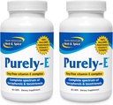 NORTH AMERICAN HERB & SPICE Purely-E - 60 Capsules, 2 Paket - Sağlıklı Saçlar, Skin & Nails - Sunflower Oil'dan, Candy Seeds & African Red Palm Oil - Non-GMO - 120 Toplam Hizmetler