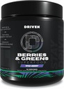 Driven B&G μούρα & Πράσινα Superfood Powder, 30 Services - Organic Plant Based Formula with Probiotics & Digestive Enzymes -Supports Recovery, Health Digestion, and Immune Function