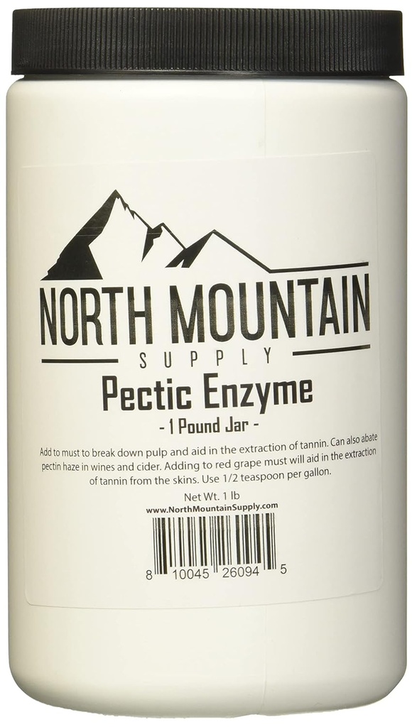 Pectic Enzyme προσφοράς Βόρειου Βουνού - 1 Jar λίρα