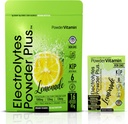 TozVitamin Electrolytes Toz Plus, Keto, Lemonade, Sugar Free, Pink Himalaya Tuz, 1000 mg Pyum, 120 mgo, 120 mg Magnezyum, Non-GMO, Zero Calories, (16 Hydration Packets)