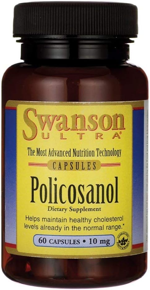 Swanson Policosanol 10 Milligrams 60 Κάψουλες