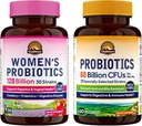 Vitalitown Probiyotik Sche (Pack of 2) | Women's Probiyotiks 120 Milyar (Item 1) & Probiyotiks 60 Milyar (Item 2) | Raf Stable | Digestive & Women's Health | 30 Her Şeye Hizmet Ediyor