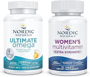 Nordic Naturals Starter Pack - Πολυβιταμίνη γυναικών επιπλέον δύναμη, Ultimate Omega