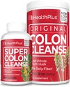 Health Plus Super Colon Cleanse (240 Capsules) & Colon Cleanse (12 Ounces/48 Hizmet)