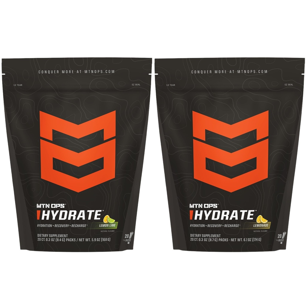 MTN OPS Hydrate Lemon Lime + Lemonade Bundle