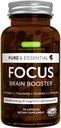 Igennus Focus - 200 mg Doğal Caffeine, Metilated B Vitaminleri, L-Tyrosine, Temiz Enerji, Beyin Takdir ve Bilişsel Performans, Jittery, 60 Capsules
