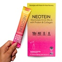 NEOTEIN: Ηλεκτρολυτές συσκευασίες σκόνης, σκόνη πρωτεΐνης με 10g Πρωτεΐνη & κολλαγόνο 