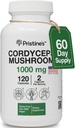 κάψουλες μανιταριών PRISTINE'S Cordyceps - 60 ημέρες προσφοράς 1000 MG - Αθλητική απόδοση, αντοχή και ανοσία συμπλήρωμα προσαρμογών - Αντι γήρανση υποστήριξη Αντιοξειδωτικό