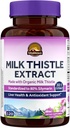 Vitalitown Organic Milk Thistle Antioxidant Support, Detox & Cleansing, 120 Vegan Caps