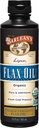 Barlean's Organic Lignan Flaxseed Oil Liquid Supplement from Cold Pressed Flax Tohums, 7,230 mg ALA Omega-3 Fatty Acids for Health Hair, Skin, and Eyes, Gluten Free, 12 oz