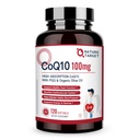 N Vitamin TARGET CoQ10-100 mg-Softgels with 10 mg PQQ - High Abxia Coenzyme-Q10 with Organic-Olive-Oil - Antioxy for Heart & Brain Health, Cellular-Energy-Production, 120 hizmet