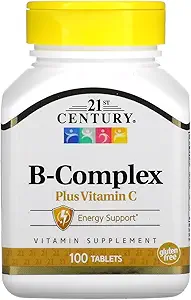 Βιταμίνη Β Complex με βιταμίνη C 100 Cplts