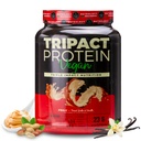 Nutrology TRIPACT Vegan Protein Tozu - Organik Pea, Rice & Riley Protein, BCAAs & Glutamine Plant-Based Mealchange Shakes for Muscle Recovery & Immunity, Peanut Butter & Vanilla, 20 Servisler