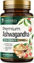 Ashwagandha Supplements - 2100 mg Ashwagandha Capsule for Women & Men, Natural Antioksi Support, Ashwa Root Extract, Extra Strength Calm Support with Black Pepper, Vegan & Gluten Free - 60 Capsules