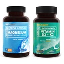 BioEmblem Vitamin D3 K2 Capsules (5000IU and 200mcg) and Magnesium Complex 60 Capsules