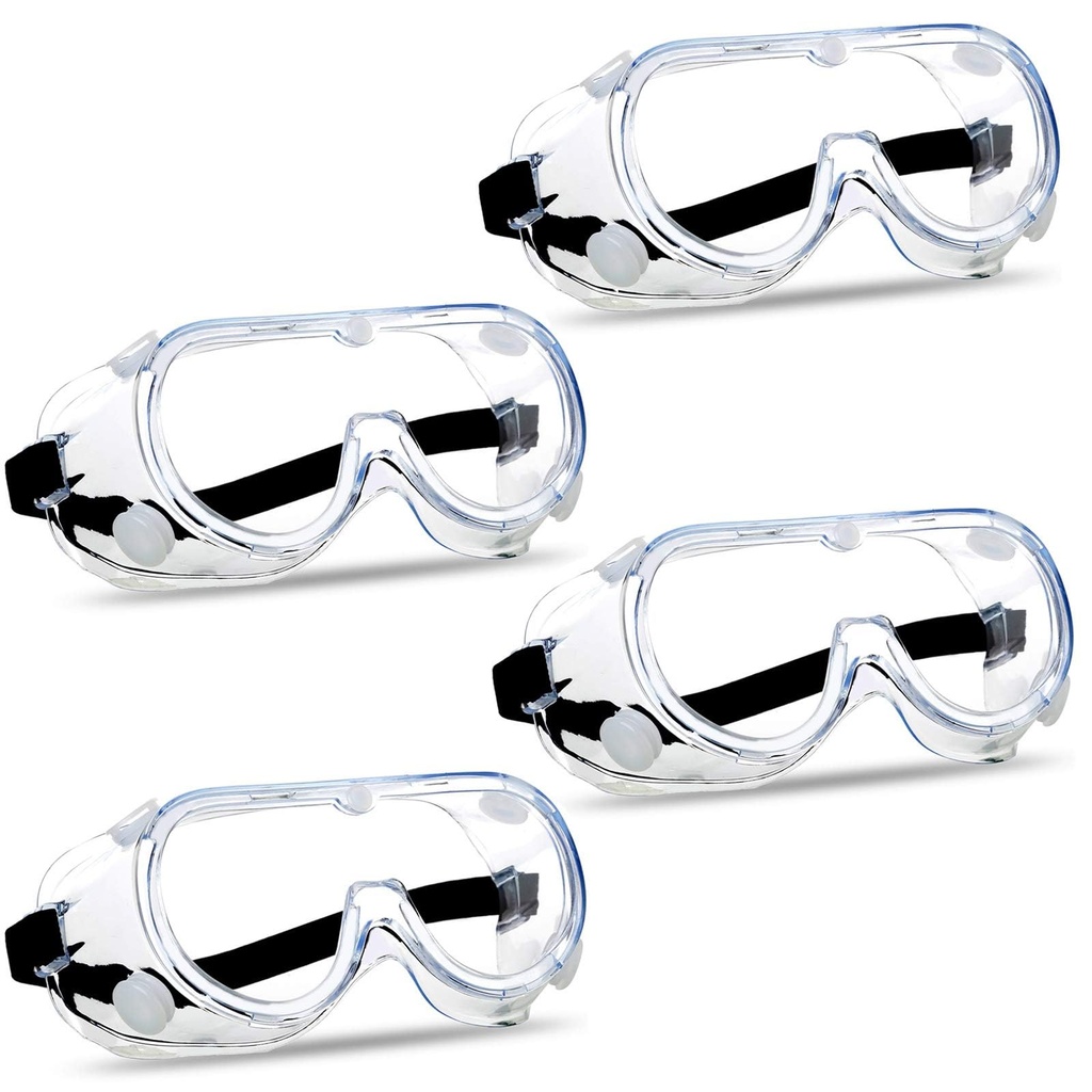 Super More Anti-Fog Protective Safety Goggles Clear Lens Wide-Vision