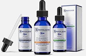 Nano Tüm Vücut Sağlığı Paketi, Doktor Optimum Sağlık ve Yararınız için Ürünlerin Kombinasyonunu tedavi etti. Ekleniyor: Nano Glutathione, Nano Vitamin D3+K2 & Nano Turmeric Curcumin.
