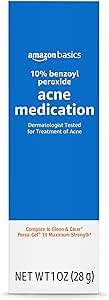Temeller 10% Benzoyl Peroksine İlaçları, maksimum Güçlü, 1 Akış Ounce Face Gel Gel Gel