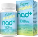 1600 MG Liposomal NAD+ συμπλήρωμα, NAD+ συμπλήρωμα ενίσχυσης, Superior Απορρόφηση, βιταμίνη Β3 για την άμυνα γήρανσης, μακροζωία, ενέργεια, επισκευή, μη GMO, 60 Softgels