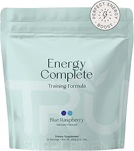 TRU Supplements Supplements Energy, Pre Workout Education Formula, Vegan Dostu, No Jitters, İşout Performansını Geliştirdi, Doğal Takvors, 20 Hizmet (Mavi Raspberry)