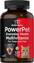 Horbäach Multivitamin for Dogs and Cats | 120 Chewable Tabletler | Pet Health Support Supplement | Non-GMO & Gluten Free | by River & RULA