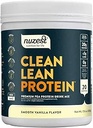 Nuzest - Pea Protein Powder - Καθαρή πρωτεΐνη Lean, Premium Vegan Plant Based, Γαλακτοκομικά, Χωρίς γλουτένη, GMO Free, Φυσικώς γλυκασμένη πρωτεΐνη Shake, Smooth Vanilla, 20 μερίδες, 1.1 lb