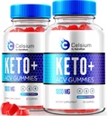 NutraRize ( 2 Celsium Keto+ACV Gummies, Gelişmiş Formula 1000MG Apple Cider Vinegar, All-Doğal Keto Resmi, Celsium Diyet Supplement, Yorumlar (120 Gummies)