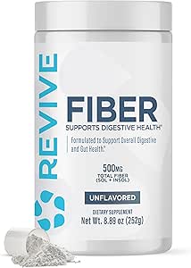 Digestive & Gut Health için Revive MD Fiber Supplement - 5g of Diyetary Fiber Supports a sağlıklı Digestive System with Psyllium Husk & More - 30 Hizmet, Unflavorededed