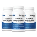 Fairhaven Health 3 Moon Supply FertilAid for Men Prenatal Male Fertness Supplement | Kont and Mottitude Support Pre Conception for Him | Fertness Support Adds, çinko ve Folate | 90 Capsules