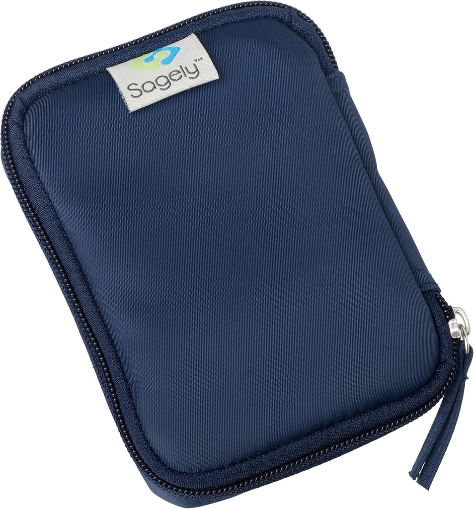 Sagely Navy Weekend Ταξίδι Portable Medicine Pouch Pill Bag για 3 Sagely Smart XL Weekly Pill Organizer Pods