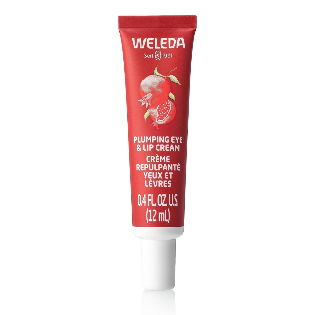Weleda Plumping Eye & Lip Cream με πεπτίδες από Maca Root και Ρόδι