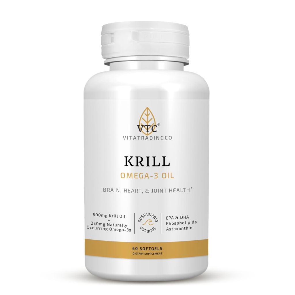 VTC VitaTradingCo. Krill Omega-3 Συμπλήρωμα πετρελαίου 