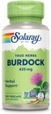 SOLARAY Burdock Kök 425 mg - Sağlıklı Canlı, Kidney, Digestion, Circulation, Joint & Skin Support - Antioksi Activity - Non-GMO - 100 VegCaps