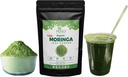 MOGO - Βιολογικό Moringa Leaf Powder 1 LB και Moringa κάψουλα - 180 μέτρα