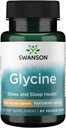 Swanson Platinum Asit Ajipure Glycine Farm Grade 500 Milligram 60 Veg Capsules
