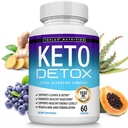 Bulkx Keto Detox Pills Advanced Cleansing Extract - 1532 Mg Natural Acai Colon Cleanser Formula, Flush Toxins & Excess Waste, for Men Women, 60 Capsules, Supplements, Supplements