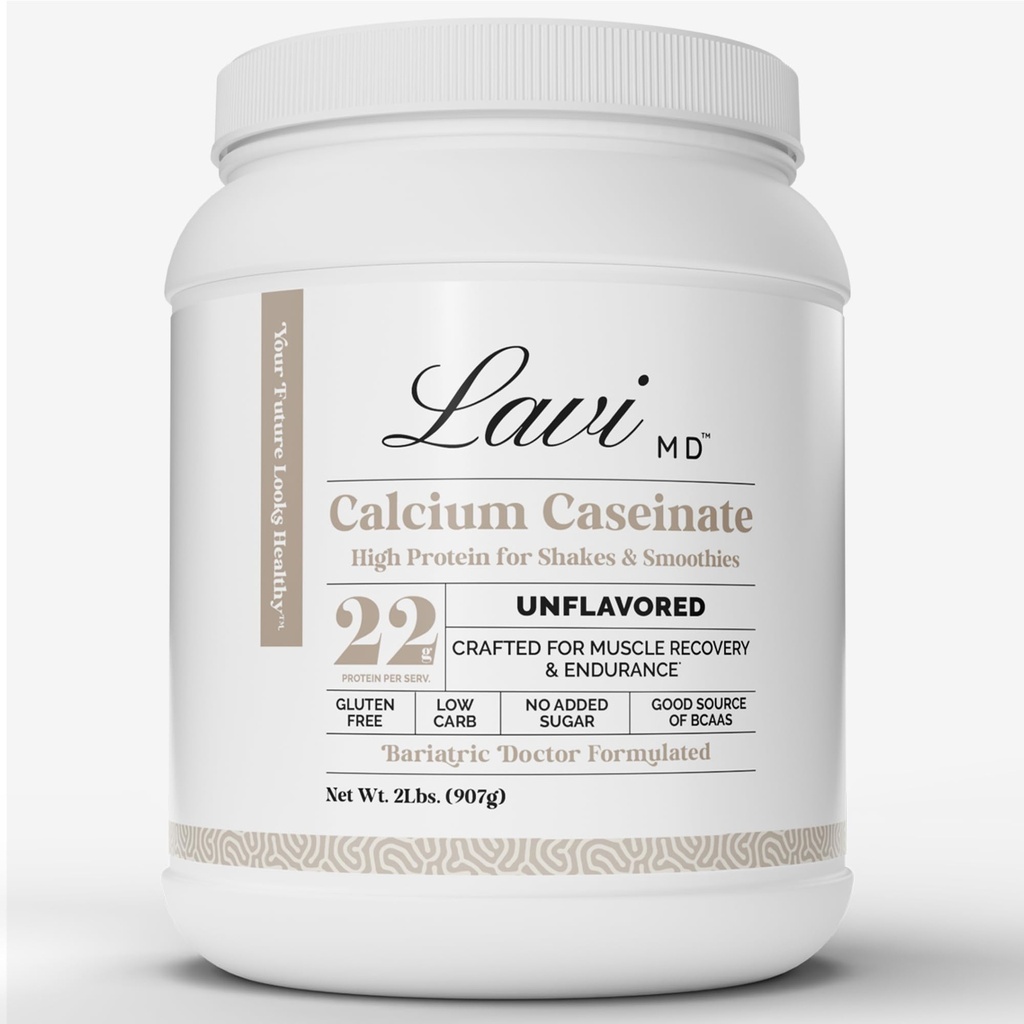 Calcium Caseinate Protein Powder – Slow-Release Casein Protein Powder Unflavored for Muscle Recovery – No Added Sugar, No Artificial Additives, Great for Shakes - Gluten Free Casein