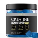 Genric Kretine Monohidrat Gummies-Creatine Gummies for Men & Women-Creatine Chews-Creatine Preworkout-Muscle Growth-Flavored Tinatine-Sugar Free-Vegan