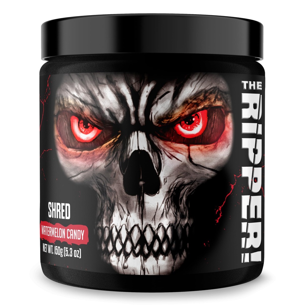 JNX SPORTS The Ripper! Termogenik Fat Burner - Watermelon Candy 30 Hizmetler | Gelişmiş Hızlı Termogenic Pre-Workout, Appetite Suppressant for Men & Women